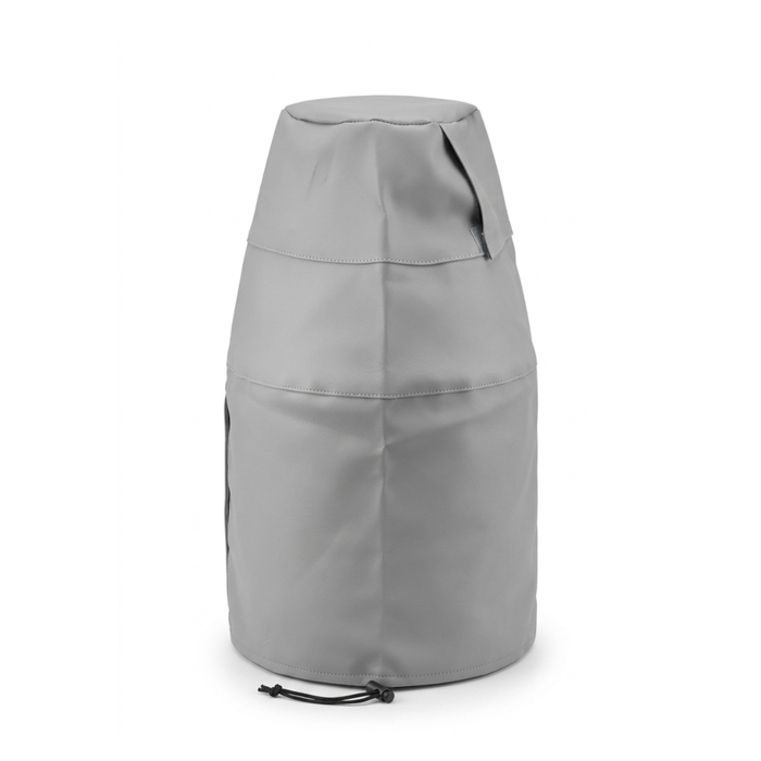 Gas Bottle Cover Grey 8.5Kg Tapered with Velcro & Drawstring