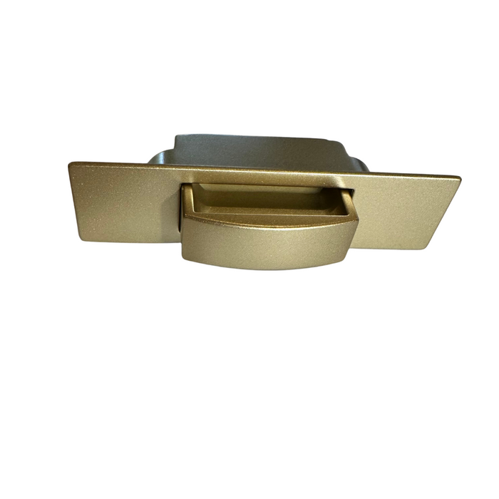 Flush Mount Cabinet Lock Gold