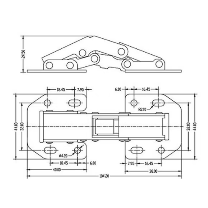 Easy Fit Hinge Concealed/Self Closing