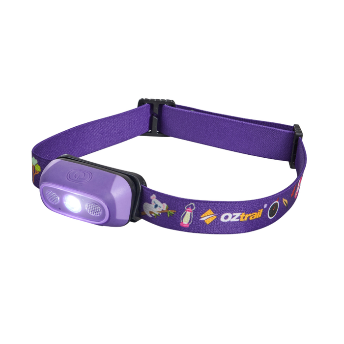 Oztrail Lumos Twinkle Kids Headlamp 80 Lumen - Purple