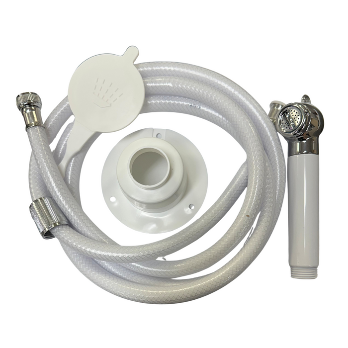 Recess Shower Head & Hose With On/Off