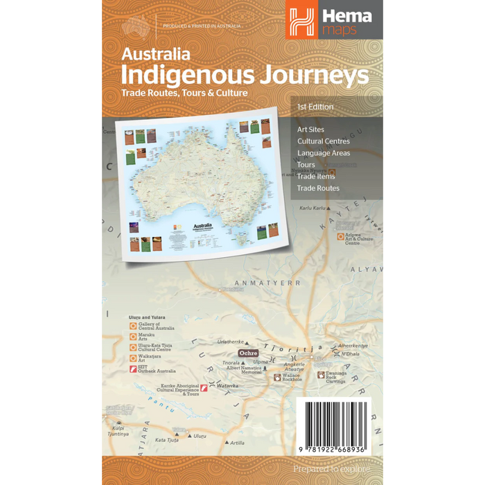 Hema Australia Indigenous Journeys Map