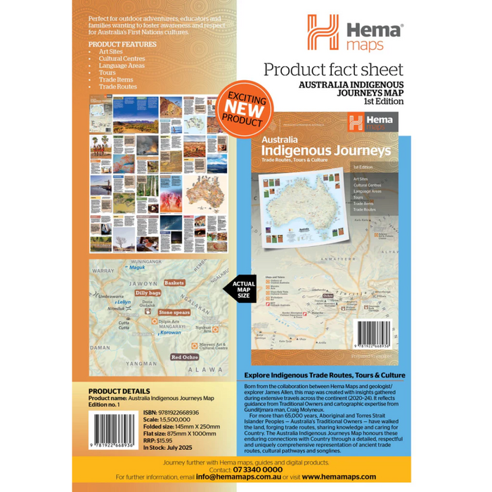 Hema Australia Indigenous Journeys Map