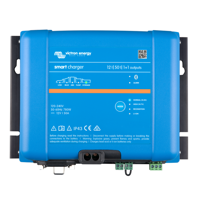 Victron Smart IP43 Charger 12/50(3) 120-240V