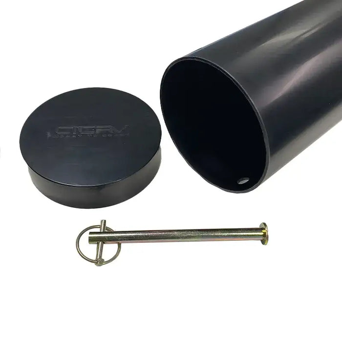 COAST RV Black Pole Carrier Kit - 2000 x150mm