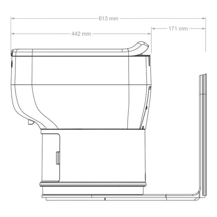 LooSeal Toilet L-Adaptor Large