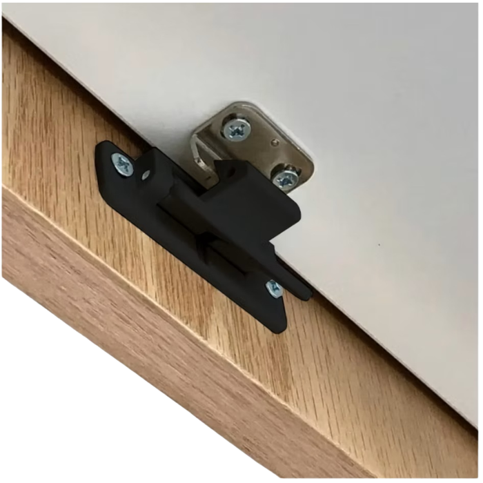 Van Overhead Locking Lever Latch - Black