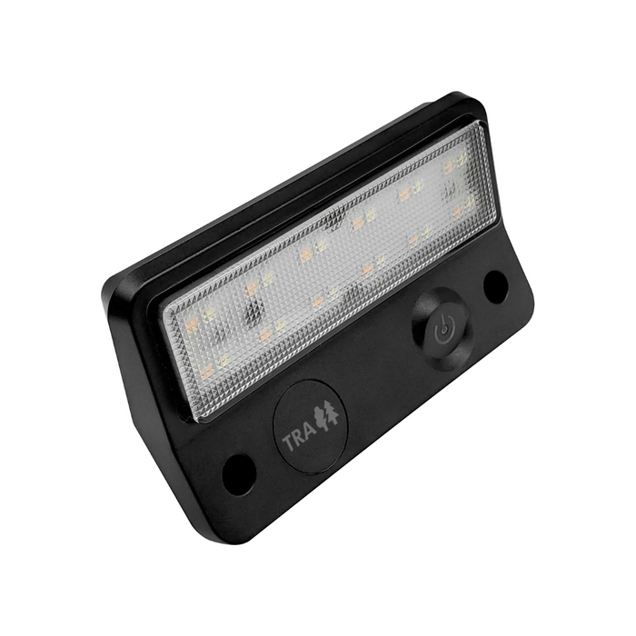 12V Black Dual Led Awning Light Amber/White Lights with Switch IP67