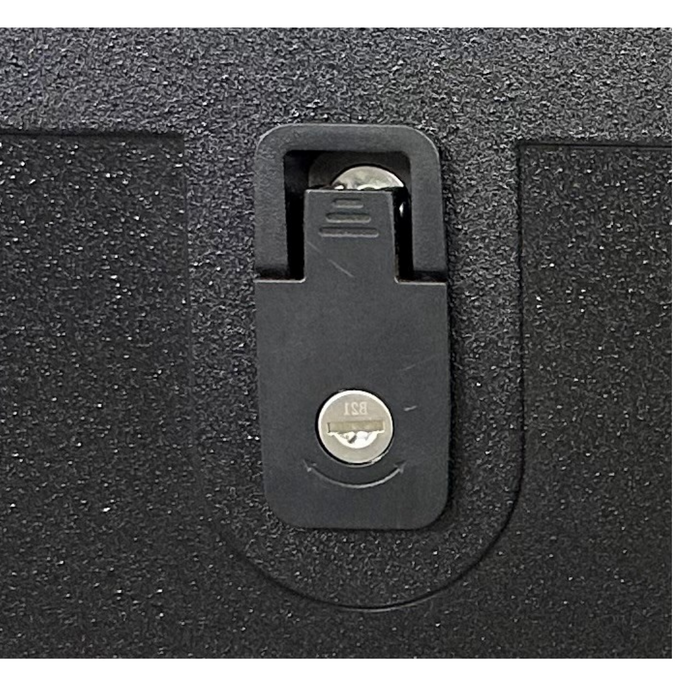 Coast External Access Door No. 1 - Black (M500-200) (Black Locks)