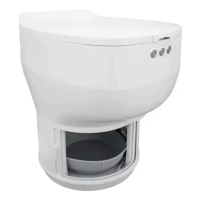 LooSeal Elite Auto Sealing Waterless Toilet White
