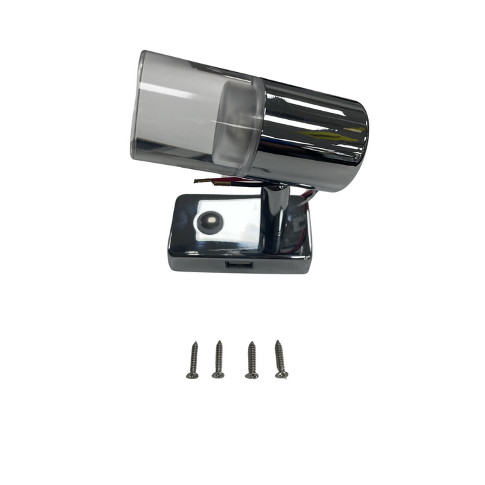 LED Reading Light Dimmable W Night Light USB Port