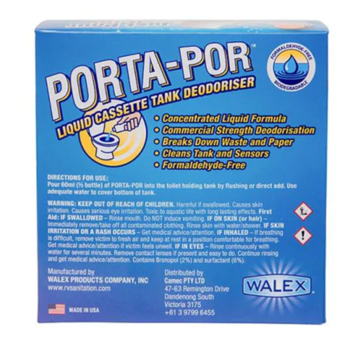 Walex Porta-Por Liquid Treatment 6 x 120ml Bottles