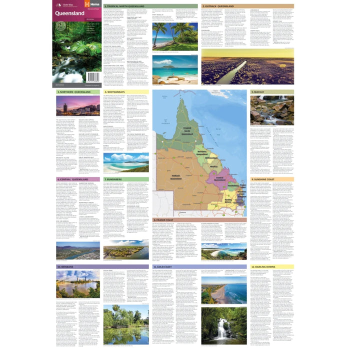 Hema Queensland State Map (13th Edition)