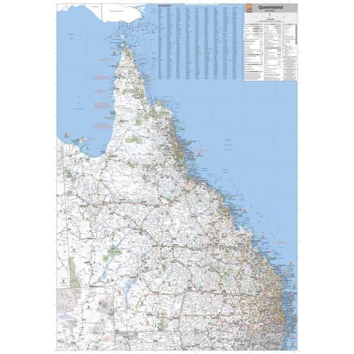 Hema Queensland State Map (13th Edition)