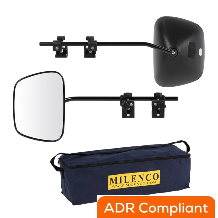 Milenco Grand Aero 4 Extra Wide Towing Mirrors - Grand Convex - Pair