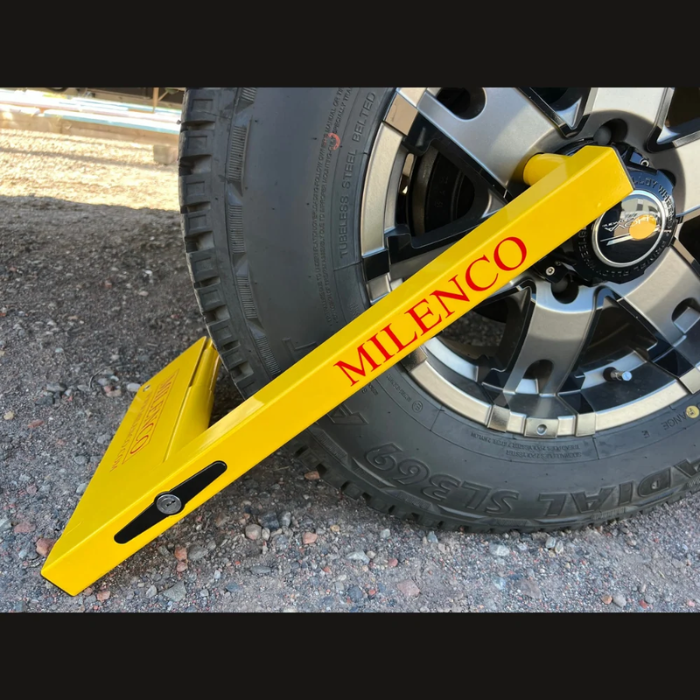 Milenco High Security Wheel Clamp - Suits Up To 295 Width Tyres