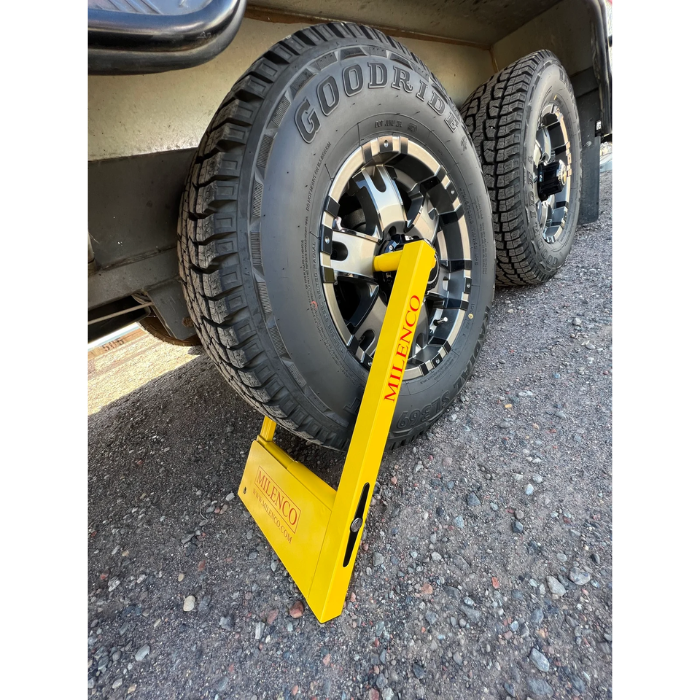 Milenco High Security Wheel Clamp - Suits Up To 295 Width Tyres