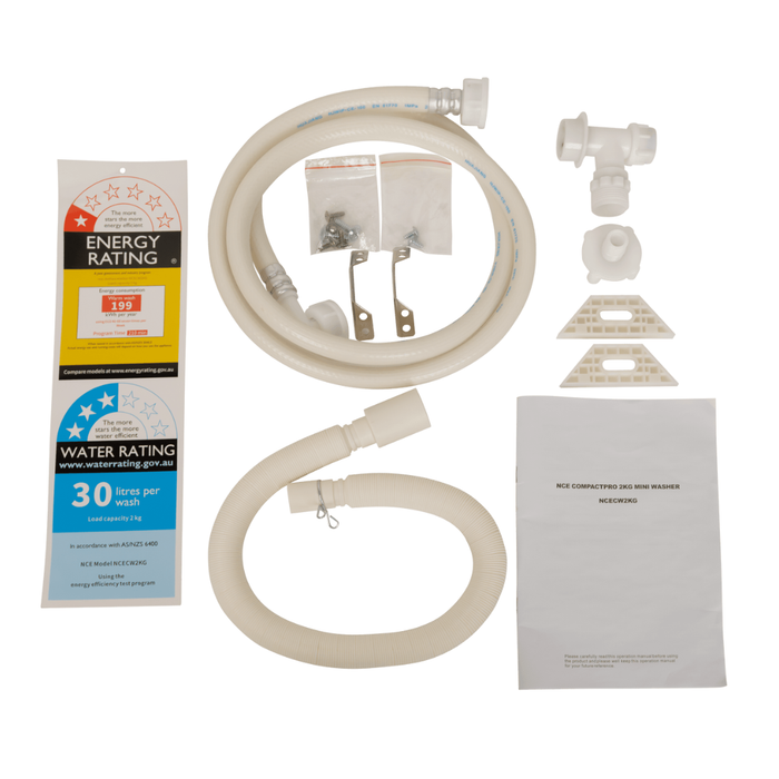 NCE CompactPro 2kg Mini Washing Machine 240V