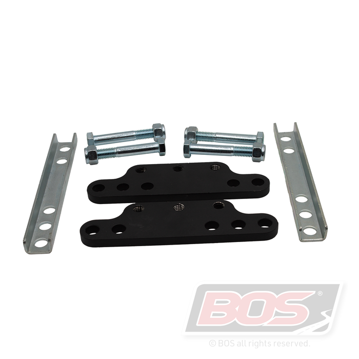 BOS Rigid Mounting Kit 75-150mm Black - For 50 & 60mm Jockey Units