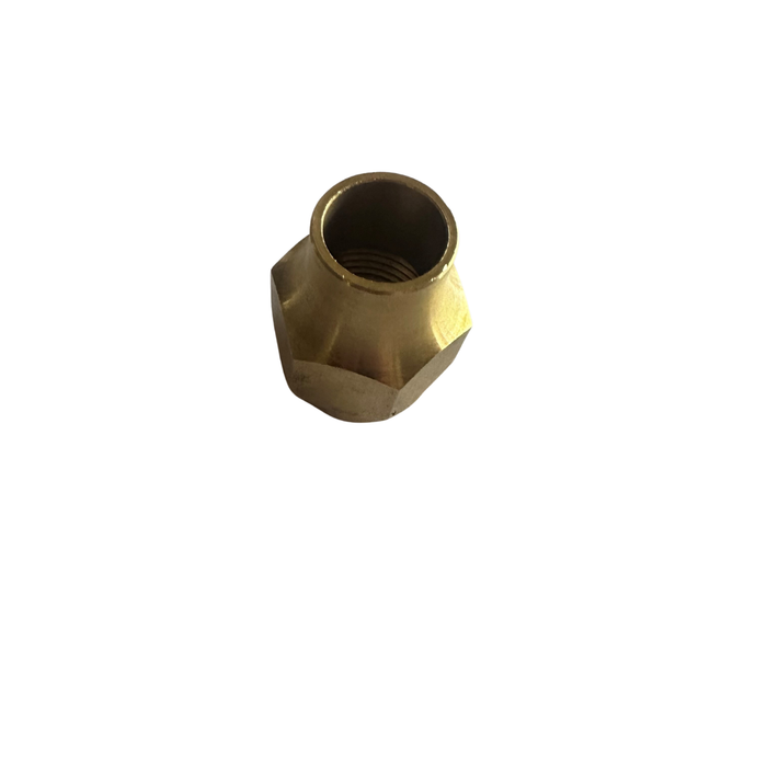 Brass No.6 Standard Flare Nut 1/2" Tube X 3/4"X16 Thread