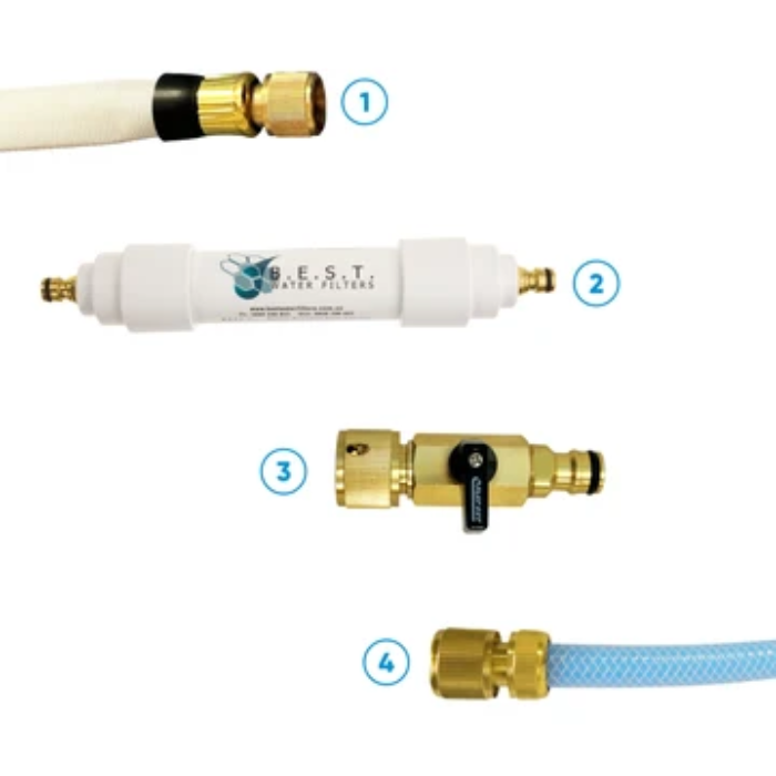 Flat Out Inline Shut-Off Valve For Tank Filling