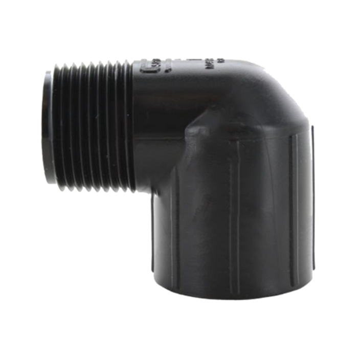 1/2" Threaded Plastic Elbow Male BSP x Female BSP