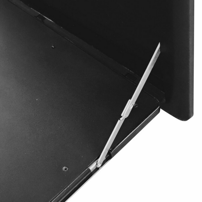 External Picnic Table Black 445x800mm Keyless