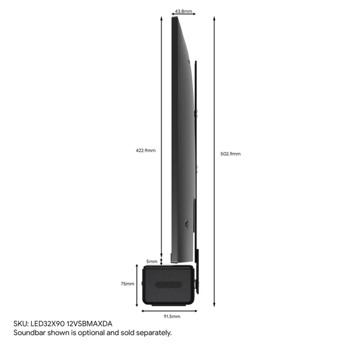 ENGLAON 32’’ 4K UHD 12V Google TV with Dolby Vision & Android 14