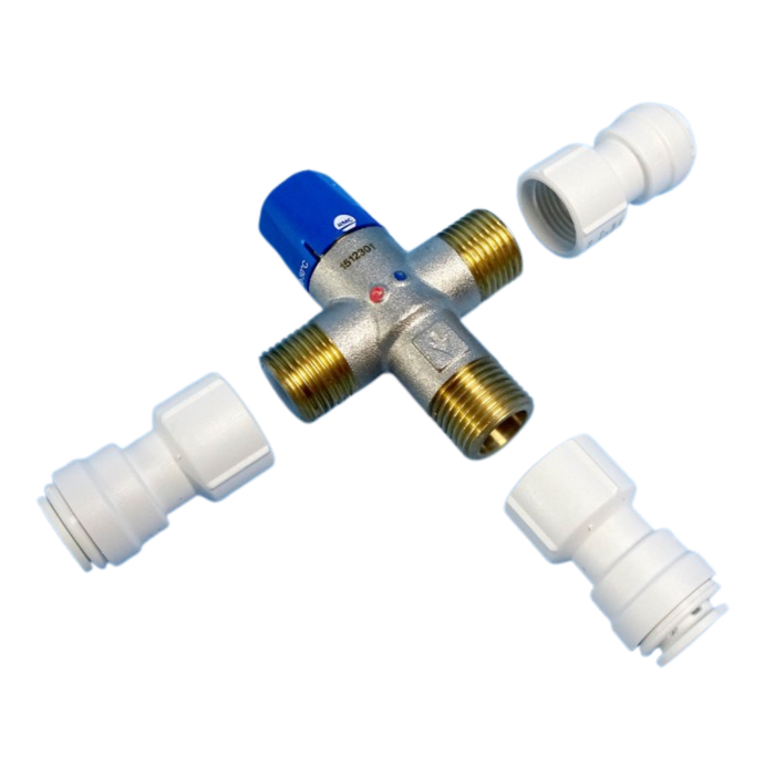 John Guest Water Mark 12mm Tempering Valve - 12mm Push On