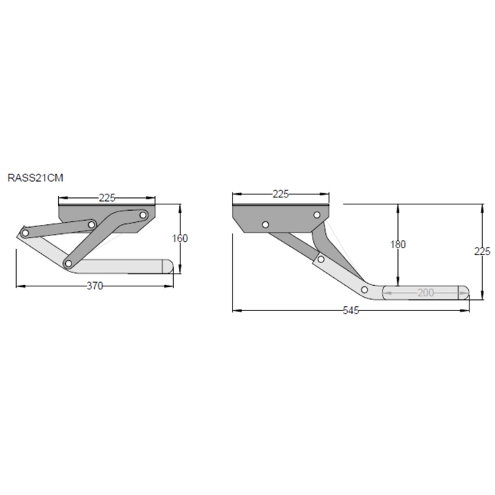 Finch Manual Single Step Aluminium 21cm