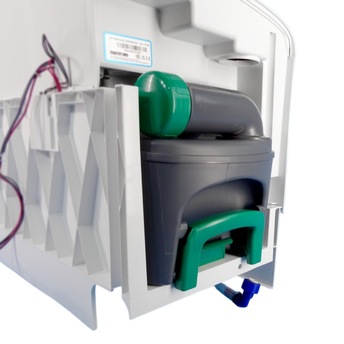 Thetford Cassette Toilet C403L - Plumbed Flush/Right Entry (No Door)