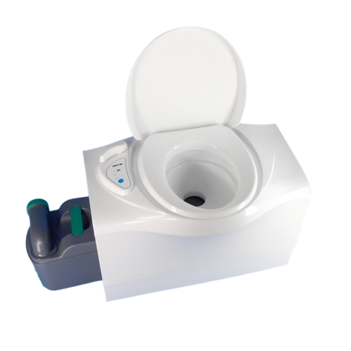 Thetford Cassette Toilet C403L - Plumbed Flush/Right Entry (No Door)