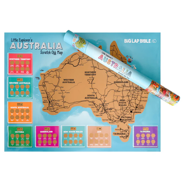 Hema Little Explorer Scratch Off Map