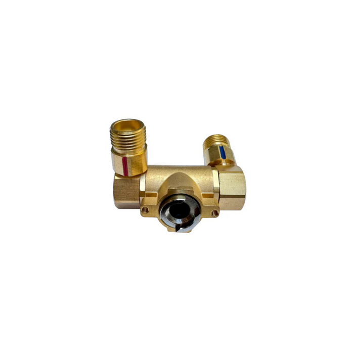 EZY RV Exterior Shower Outlet Black With 3M Hose