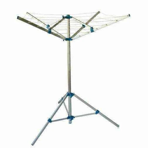 Supex Silver Folding Clothes Airer Umbrella Style
