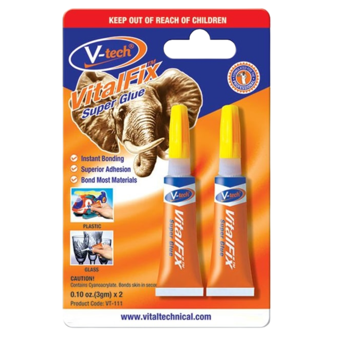 V-Tech Super Glue Twin Pack