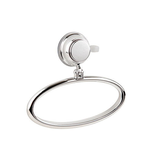 Naleon Super Suction Towel Ring Chrome