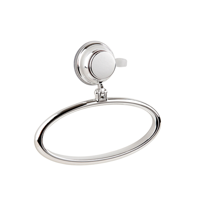 Naleon Super Suction Towel Ring Chrome
