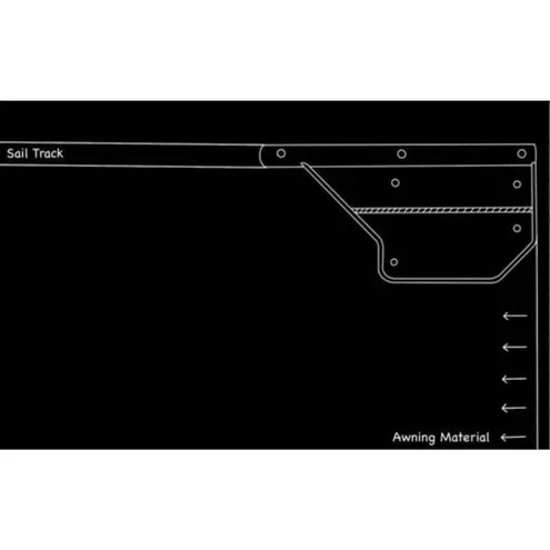 Awning Saver Grey Awning Repair - Pair