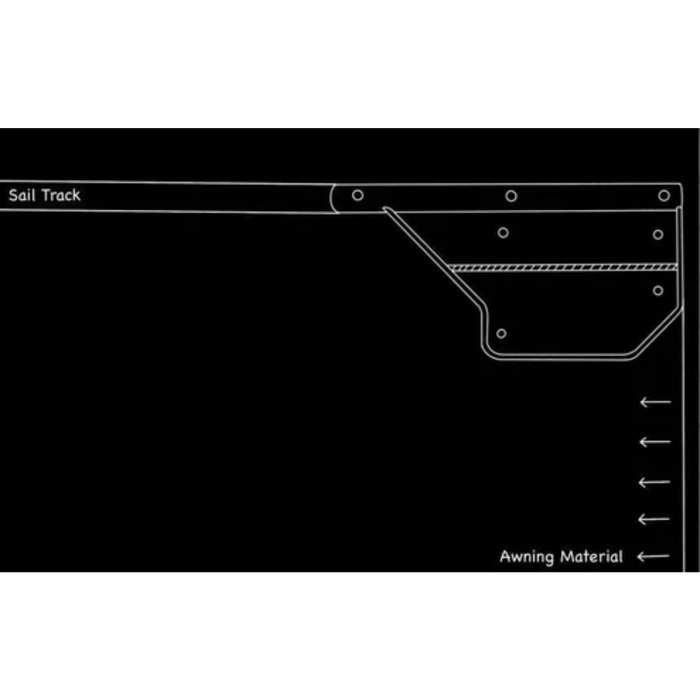 Awning Saver Black Awning Repair - Pair