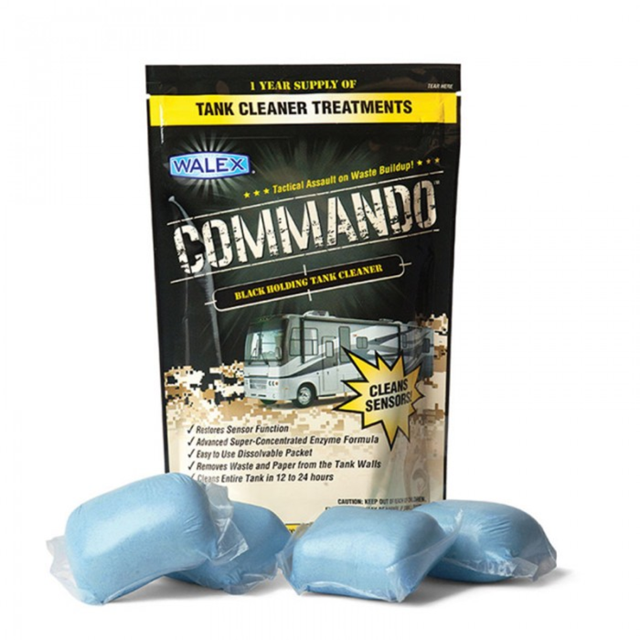 Walex Commando Black Holding Tank Cleaner - 4 Sachets