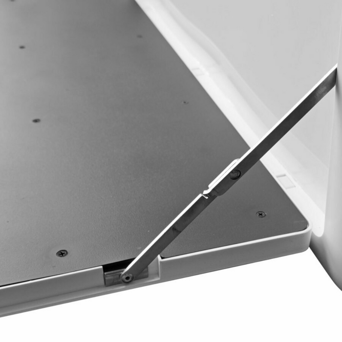 External Picnic Table White 445x800mm Keyless