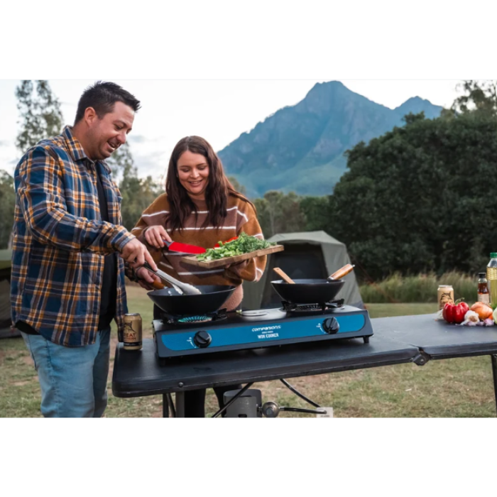Companion Double Burner Wok Cooker