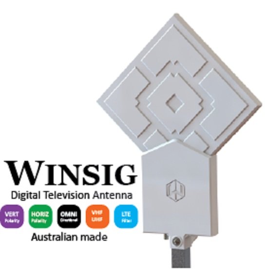 Winsig 4.0 TV Antenna Original Equipment Kit White