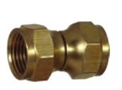 Brass No.70 Swivel Connector 1/4" Tube