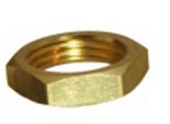 Brass No.74 Hex Lock Nut 3/8" Bsp