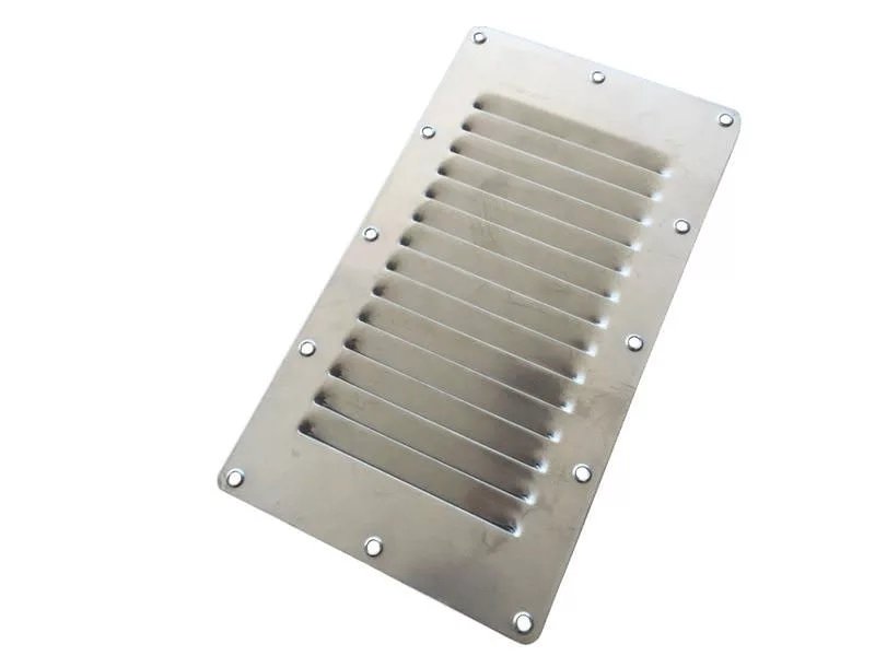 Camec Louvre Vent Stainless Steel Single Row 227H X 127W