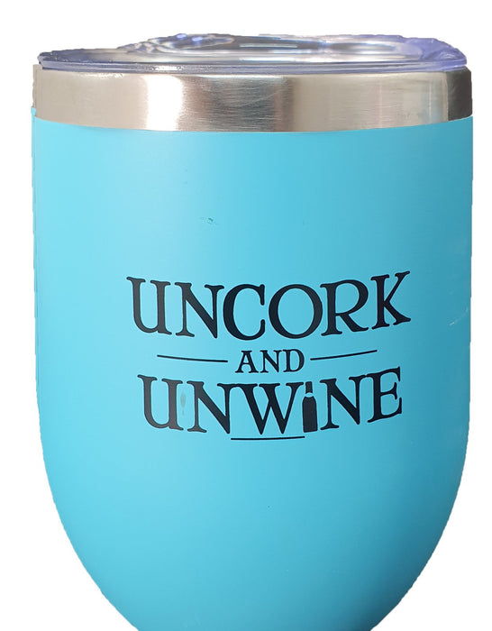 Insulated Keep Cup Blue - Uncork & Unwine