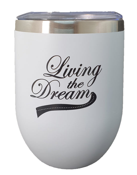 Insulated Keep Cup White - Livin The Dream