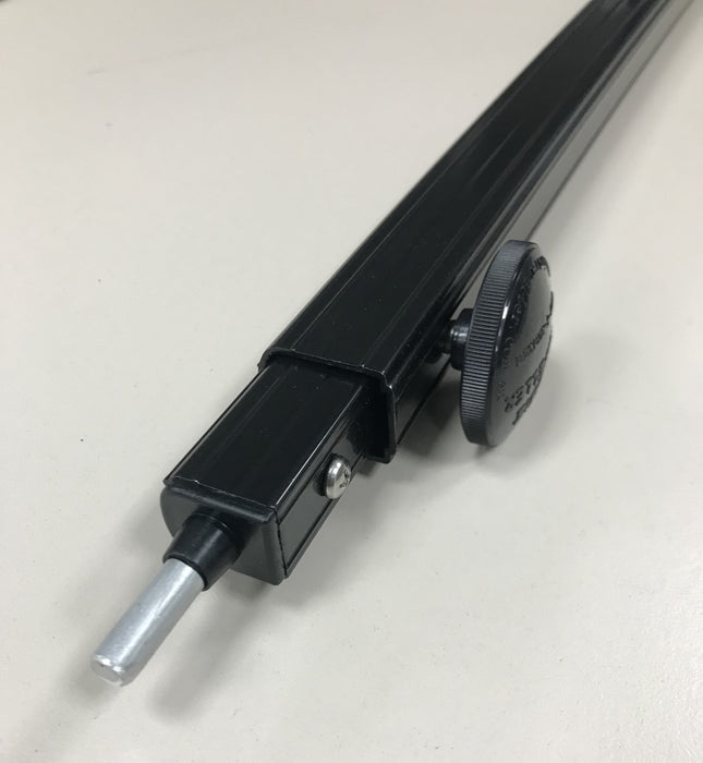 Round Bar Rafter Curved Centre Rafter Black 95-98mm Radius - Mini Curve